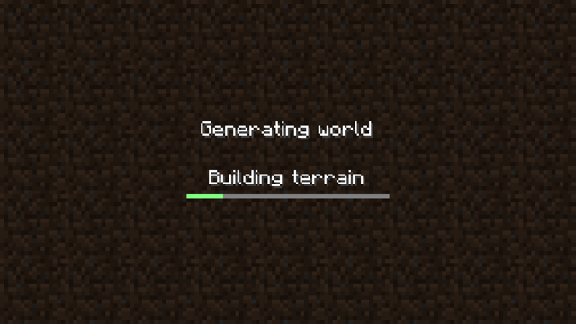 Generating World - Minecraft PE