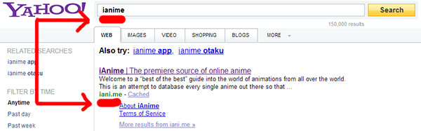 Yahoo Search Result for iAnime